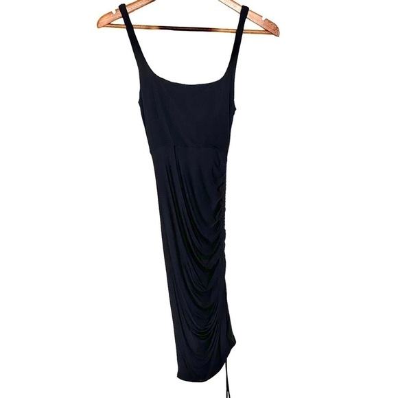 Free People Intimately Ruched Slip Midi Dress, Size X Small - Picture 1 of 9